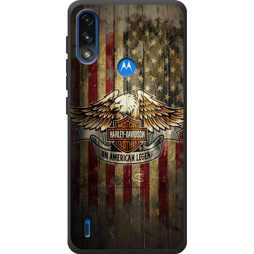 Чехол BoxFace Motorola E7 Power Harley Davidson An American Legend