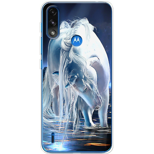 Чехол BoxFace Motorola E7 Power White Horse