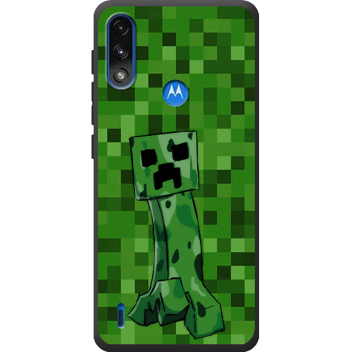 Чехол BoxFace Motorola E7 Power Minecraft Creeper