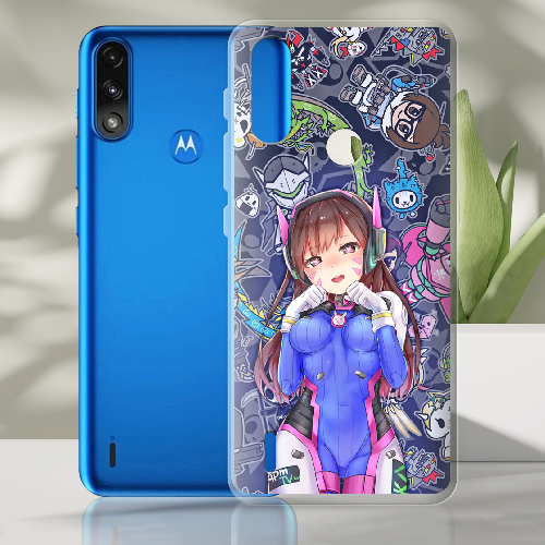 Чехол BoxFace Motorola E7 Power Overwatch D.VA