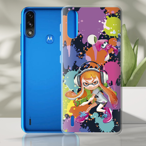 Чехол BoxFace Motorola E7 Power Splatoon Inklings