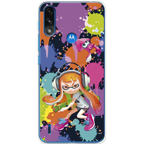 Чехол BoxFace Motorola E7 Power Splatoon Inklings