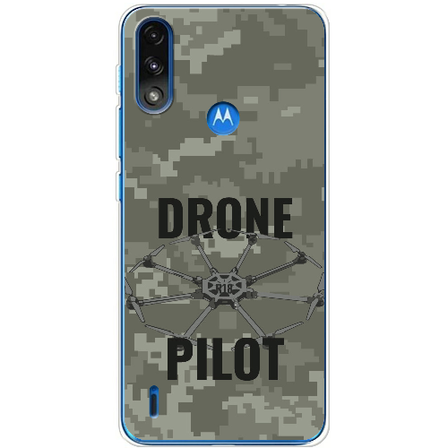 Чехол BoxFace Motorola E7 Power Drone Pilot