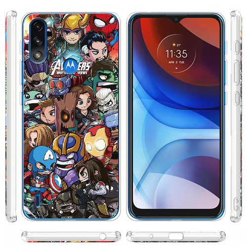 Чехол BoxFace Motorola E7 Power Avengers Infinity War