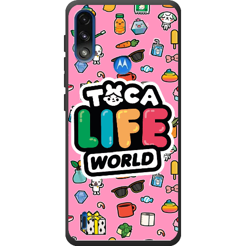 Чехол BoxFace Motorola E7 Power Toca Boca Life World