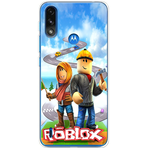 Чехол BoxFace Motorola E7 Power Roblox Білдерман