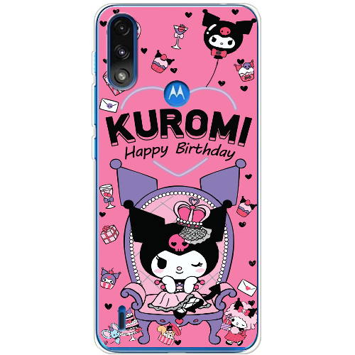 Чехол BoxFace Motorola E7 Power День народження Kuromi