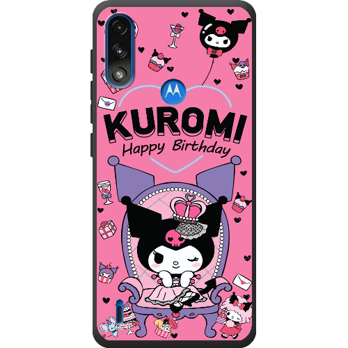 Чехол BoxFace Motorola E7 Power День народження Kuromi