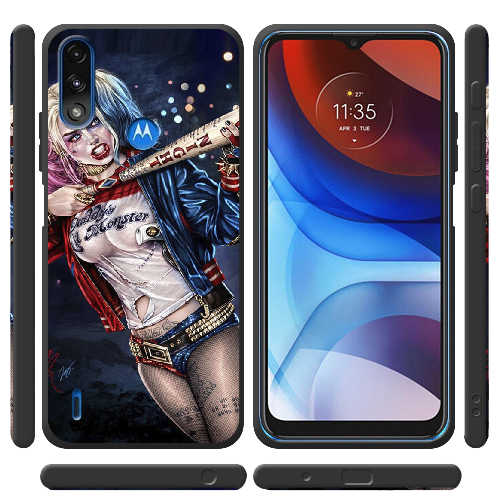 Чехол BoxFace Motorola E7 Power Harley Quinn