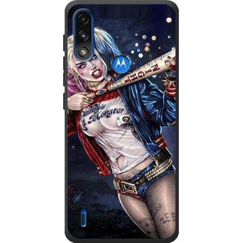 Чехол BoxFace Motorola E7 Power Harley Quinn