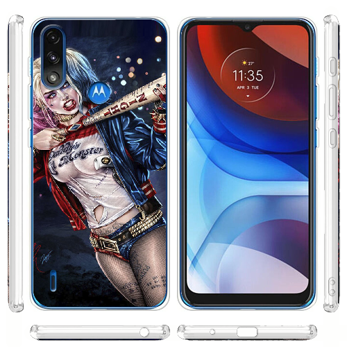 Чехол BoxFace Motorola E7 Power Harley Quinn