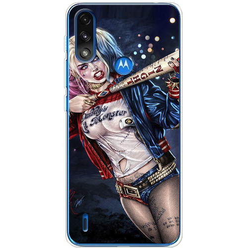 Чехол BoxFace Motorola E7 Power Harley Quinn