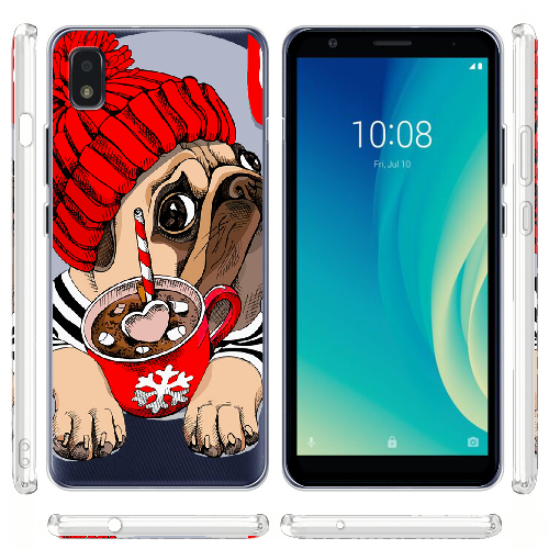 Чехол BoxFace ZTE Blade L210 Winter Puggy