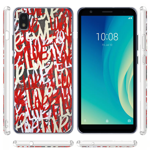 Чехол BoxFace ZTE Blade L210 Love Graffiti