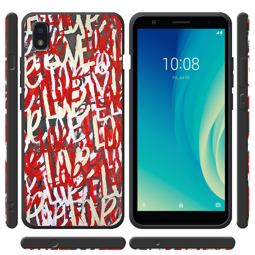 Чехол BoxFace ZTE Blade L210 Love Graffiti