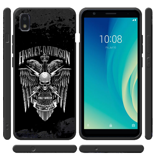 Чехол BoxFace ZTE Blade L210 Harley Davidson skull and eagles