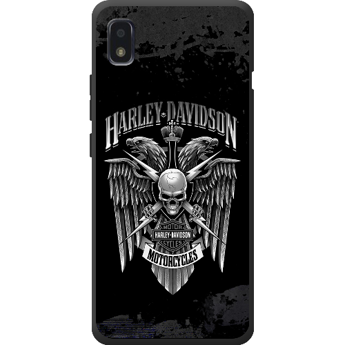 Чехол BoxFace ZTE Blade L210 Harley Davidson skull and eagles