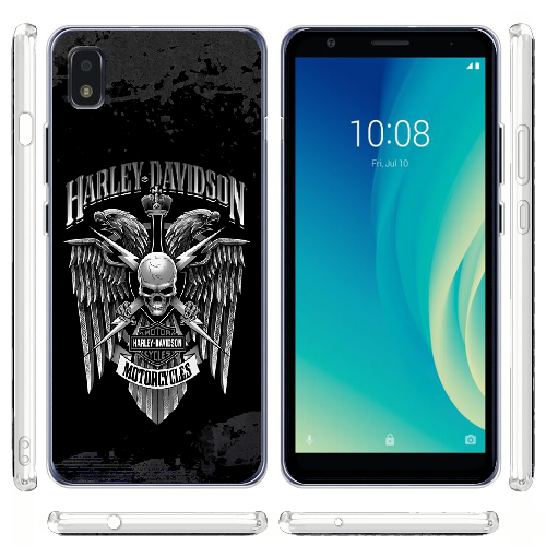 Чехол BoxFace ZTE Blade L210 Harley Davidson skull and eagles