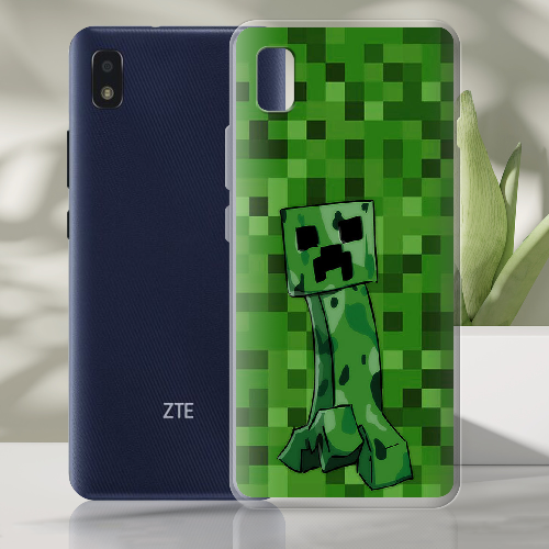 Чехол BoxFace ZTE Blade L210 Minecraft Creeper