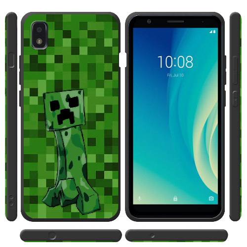 Чехол BoxFace ZTE Blade L210 Minecraft Creeper