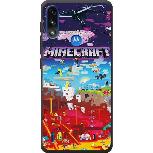 Чехол BoxFace Motorola E7i Power Minecraft World Beyond