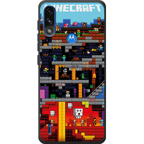 Чехол BoxFace Motorola E7i Power Minecraft Lode Runner