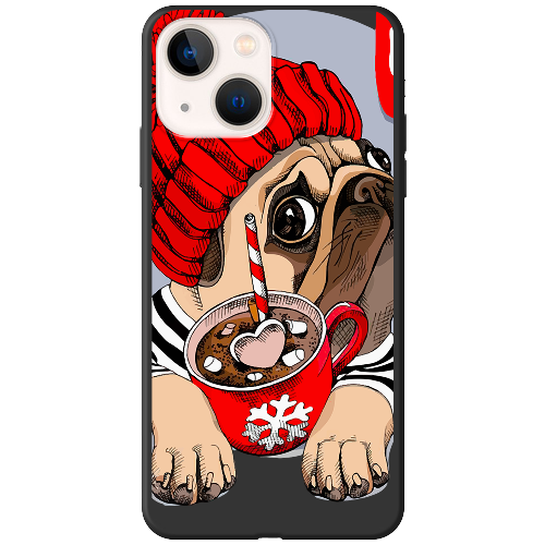 Чехол BoxFace iPhone 14 Winter Puggy