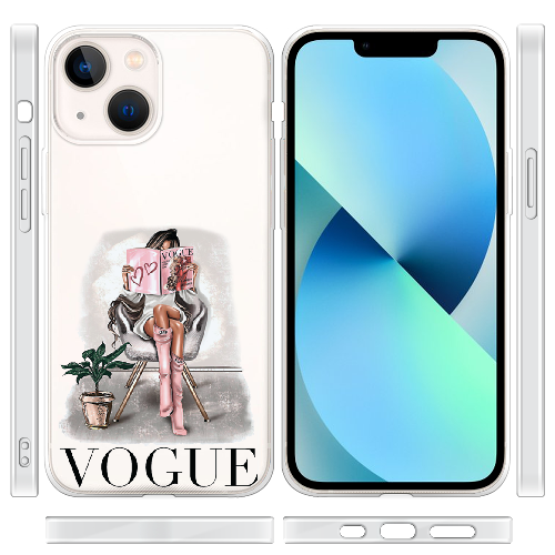 Чехол BoxFace iPhone 14 Модель из VOGUE