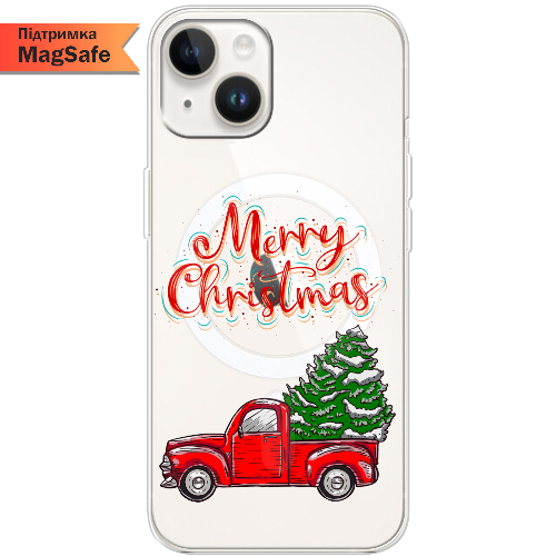 Чехол BoxFace iPhone 14 Holiday Car Merry Christmas