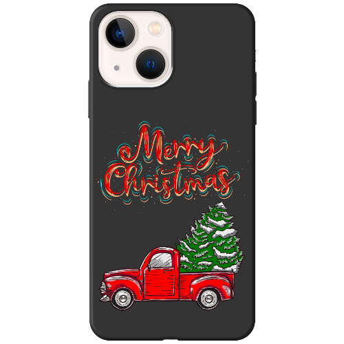 Чехол BoxFace iPhone 14 Holiday Car Merry Christmas