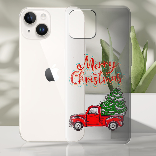 Чехол BoxFace iPhone 14 Holiday Car Merry Christmas