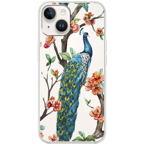 Чехол BoxFace iPhone 14 Noble Peacock