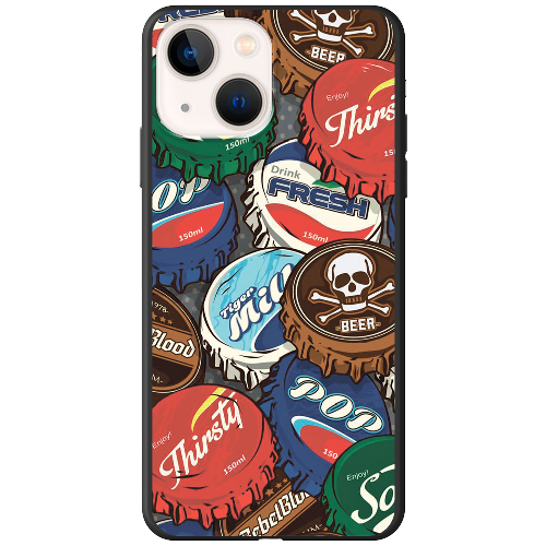 Чехол BoxFace iPhone 14 Drink Lids