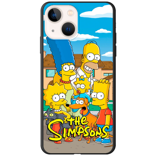 Чехол BoxFace iPhone 14 the simpsons