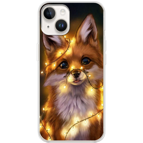 Чехол BoxFace iPhone 14 Рождественская лиса