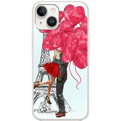 Чехол BoxFace iPhone 14 Love in Paris
