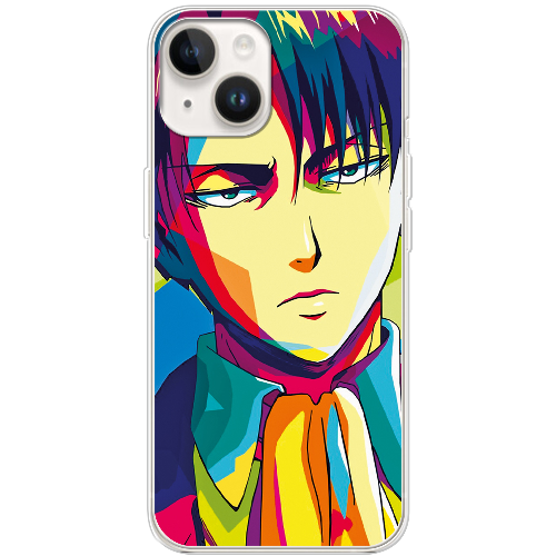 Чехол BoxFace iPhone 14 Attack on titan Levi Anime Pop