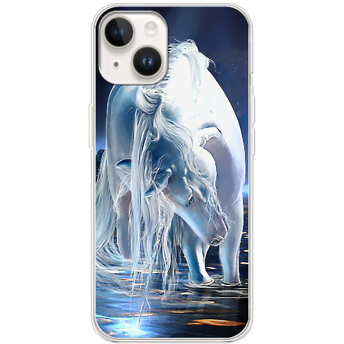 Чехол BoxFace iPhone 14 White Horse