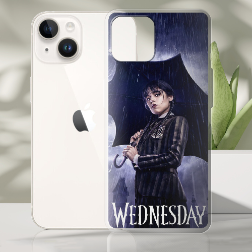 Чехол BoxFace iPhone 14 Wednesday Addams