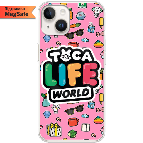 Чехол BoxFace iPhone 14 Toca Boca Life World