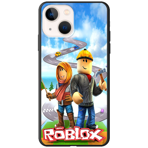 Чехол BoxFace iPhone 14 Roblox Білдерман