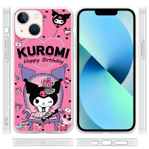 Чехол BoxFace iPhone 14 День народження Kuromi