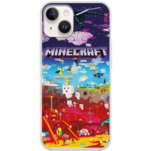 Чехол BoxFace iPhone 14 Plus Minecraft World Beyond