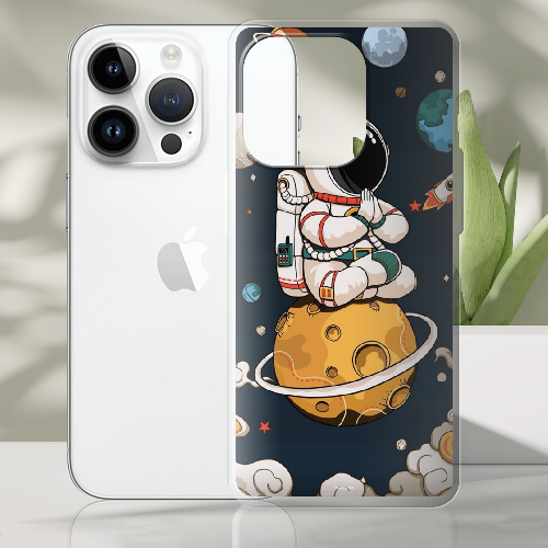 Чехол BoxFace iPhone 14 Pro Astronaut