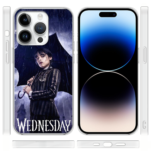 Чехол BoxFace iPhone 14 Pro Wednesday Addams