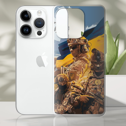 Чехол BoxFace iPhone 14 Pro Max Воїни ЗСУ