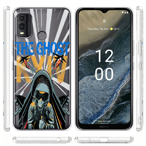 Чехол BoxFace Nokia G11 Plus Привид Києва в дії