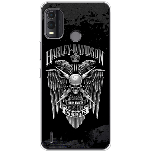 Чехол BoxFace Nokia G11 Plus Harley Davidson skull and eagles