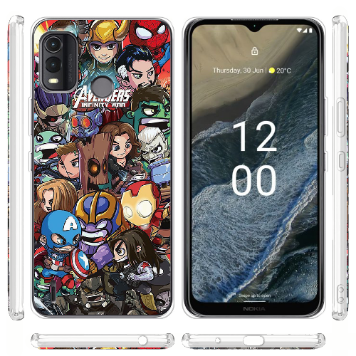 Чехол BoxFace Nokia G11 Plus Avengers Infinity War