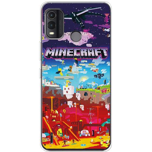 Чехол BoxFace Nokia G11 Plus Minecraft World Beyond